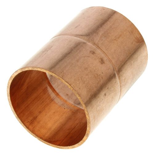 1-3/8" OD ACR Copper Coupling w/ Roll Stop