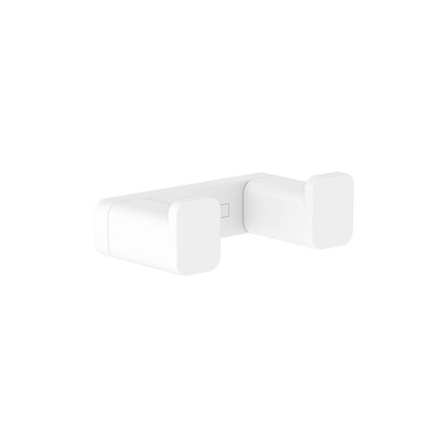 AddStoris Double Towel Hook (Matte White), 41755700