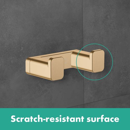 AddStoris Double Towel Hook (Matte White), 41755700