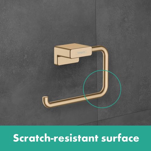 AddStoris Toilet Paper Holder without Cover (Brushed Black Chrome), 41771340