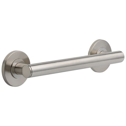 BathSafety 12" Contemporary Decorative ADA Grab Bar (Stainless), 41812-SS
