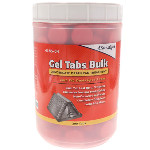 Condensate Pan Gel Tabs, 3 Ton (Bulk, 200 Count)