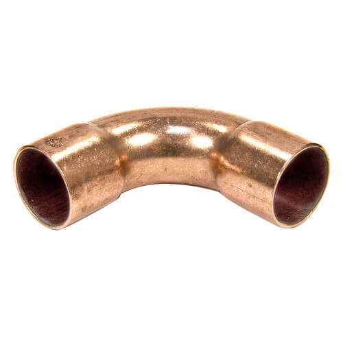 3-5/8" OD ACR Copper 90° Long Turn Elbow