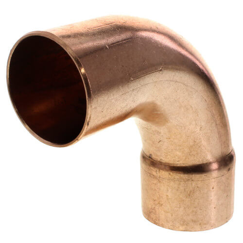 3-5/8" OD ACR FTG x Copper 90Â° Long Turn Street Elbow