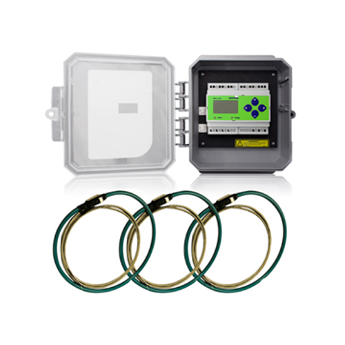 Outdoor Bi-Directional 3PH 3W/4W Modbus Submeter (3) 24" Rogowski Current Transformers (CT)