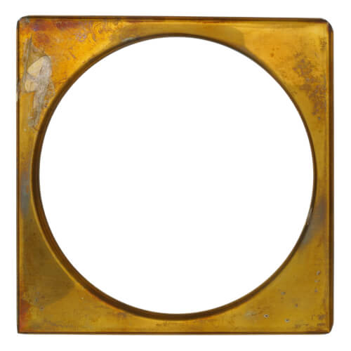 4-1/4" x 4-1/4" Polished Brass Square Tile Ring