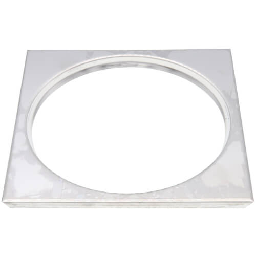4-1/4" x 4-1/4" Stainless Steel Square Tile Ring