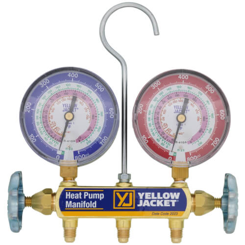 Series 41 Heat Pump Manifold w/ 60" Hoses (R22/R407C/R410A)