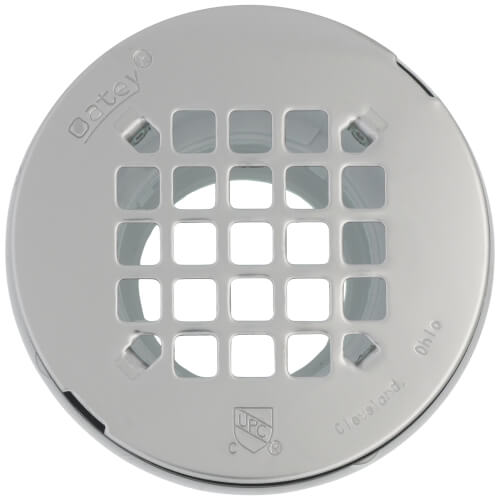 2" 102 Series 2-Part PVC Solvent Weld Shower Drain with Stainless Steel Strainer