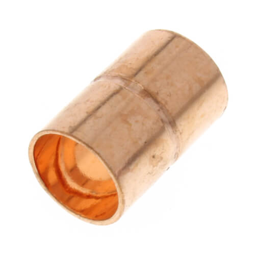 1/2" OD ACR Copper Coupling w/ Roll Stop
