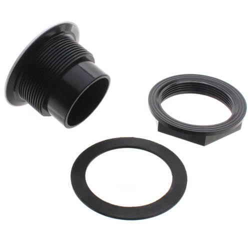 2" ABS Solvent Weld Shower Drain with White Plastic Strainer