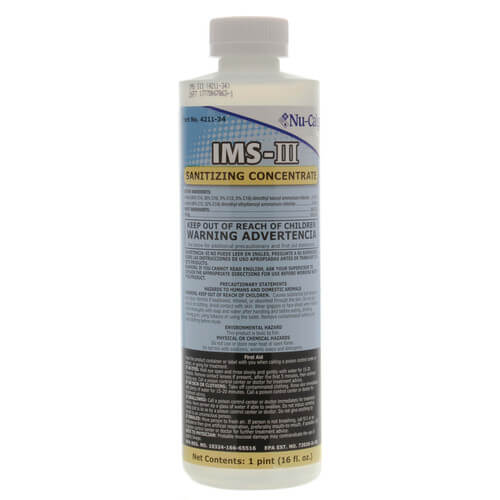 Ice Machine Sanitizer, No Rinse, 16 fl oz