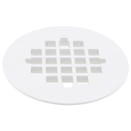 4-1/4" Universal White Snap-Tite Plastic Strainer