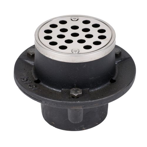 2" 151 Series Cast Iron Drain with 2" Sch. 40 No-Caulk Connection, 42201