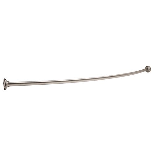 1" X 5' Shower Curtain Rod w/ Brackets, 6" Bow (Chrome), 42205