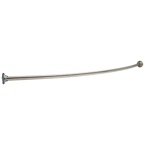 1" x 5' Shower Rod with Brackets (6" Bow) (Brushed Stainless Steel), 42205-SS