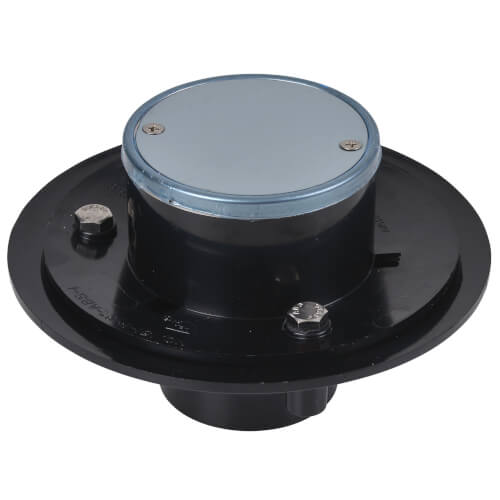 2" 151 Series ABS 2 Part Shower Drain with Test Cap for Hot Mopping