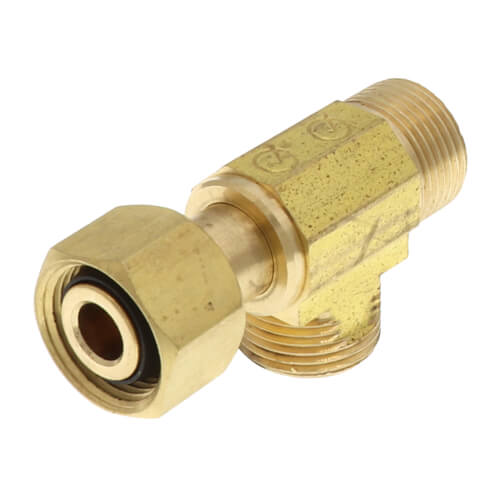 3/8" x 3/8" x 3/8" Stop Valve Adapter, Lead Free