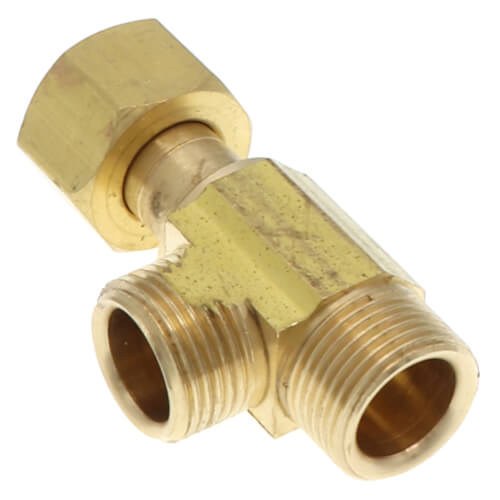 3/8" x 3/8" x 3/8" Stop Valve Adapter, Lead Free
