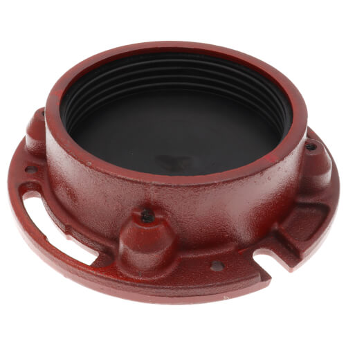 4" Cast Iron Closet Flange w/ Test Cap