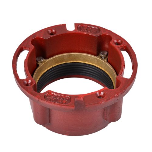 4" x 4" Cast Iron Closet Flange without Test Cap, 42257