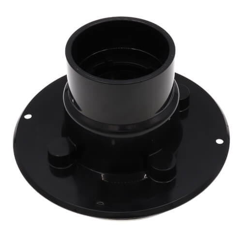 2" or 3" ABS Shower Drain with Round Snap-In Stainless Steel Strainer & Tile Ring