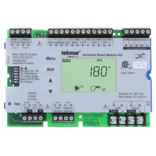 Universal Reset Module - Four tN4, Two Boiler, DHW & Setpoint