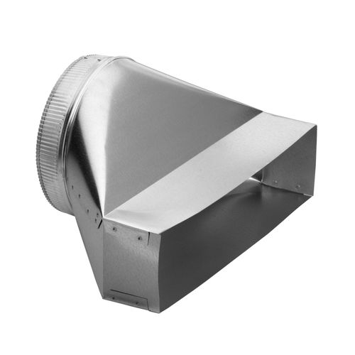 Model 423 10" Round to Rectangular Transition for Range Hoods and Bath Ventilation Fans