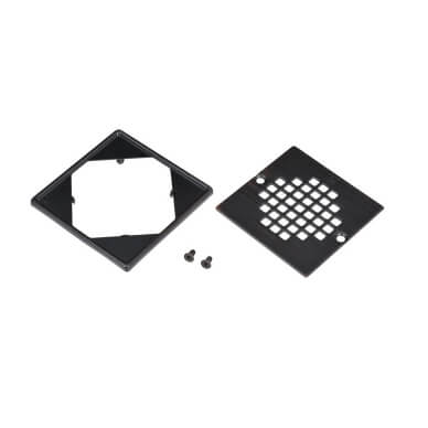 130 Series Square Shower Drain with Stainless Steel Strainer w/ Ring (Oil Rubbed Bronze)