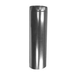 4" 26 Ga Galvanized Snaplock Smoke Pipe (2' Length)