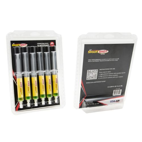 SMARTSHOT UV Solvent-Free Leak Detector Dye (Pack of 6)