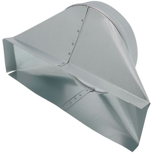 4-1/2" x 18-1/2" to 10" Round Thin Wall Horizontal Transition