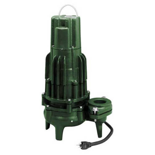 Model E4295 High Head Waste-Mate Non-Automatic Cast Iron Sewage Pump - 230 V, 2 HP (Double Seal)