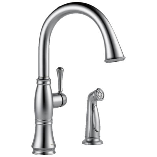 Cassidy Single Handle Kitchen Faucet w/ Spray (Arctic Stainless), 4297-AR-DST