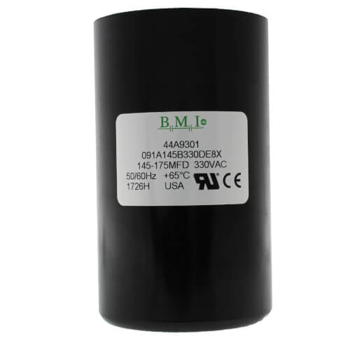 145-175 MFD Round Capacitor (330V), 44A93
