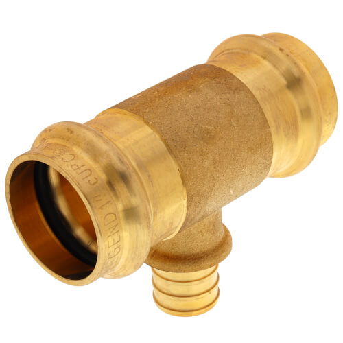 1" x 1" x 3/4" Press x Press x PEX Crimp Tee