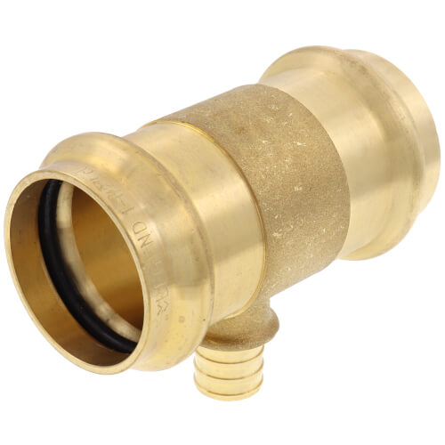 1-1/2" x 1-1/2" x 3/4" Press x Press x PEX Crimp Tee