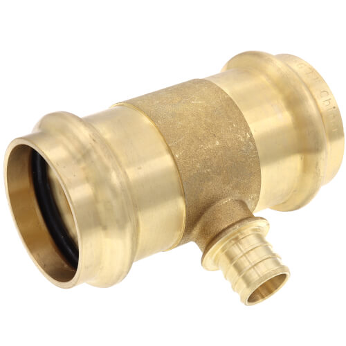 1-1/2" x 1-1/2" x 3/4" Press x Press x PEX Crimp Tee
