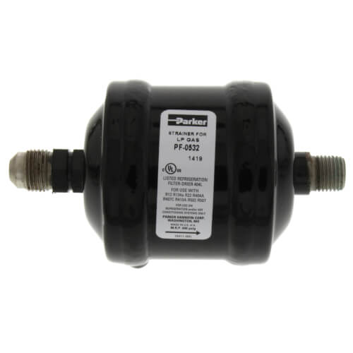 3/8" SAE Male x 1/4" MPT PF0532 Refrigerant Recovery Dryer Filter (5 Cubic Inches)