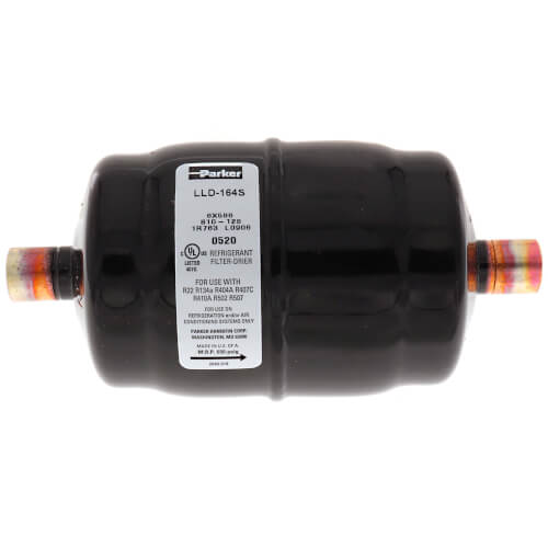 1/2" ODF LLD 164S Gold Label Liquid Line Filter-Drier (16 Cubic Inches)