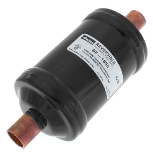 5/8" ODF Sweat BF165S Bi-Flow Liquid Line Filter-Drier (16 Cubic Inches)