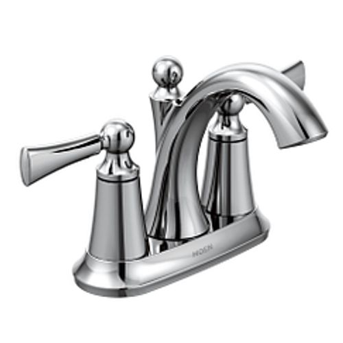 Wynford Chrome 2 Handle Bathroom Faucet