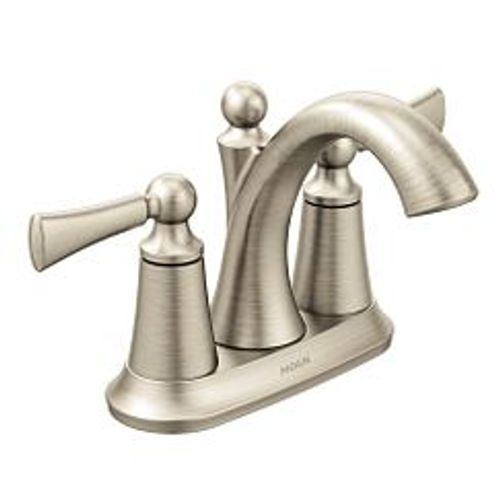 Wynford Brushed Nickel 2 Handle Bathroom Faucet