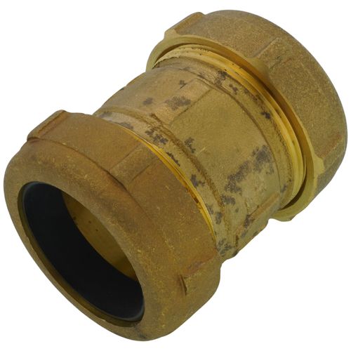 1-1/2" IPS Brass Compression Coupling Short (Lead Free)