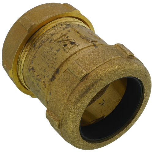 1-1/2" IPS Brass Compression Coupling Short (Lead Free)