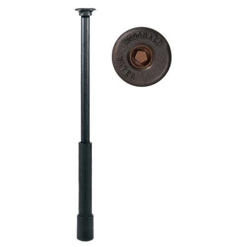 3-1/2" Minn Curb Box Pentagon Lid, L/Rod 1.25 Upper 1.5