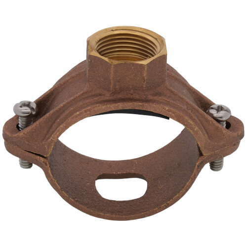 2" x 3/4" Brass Saddle Tee