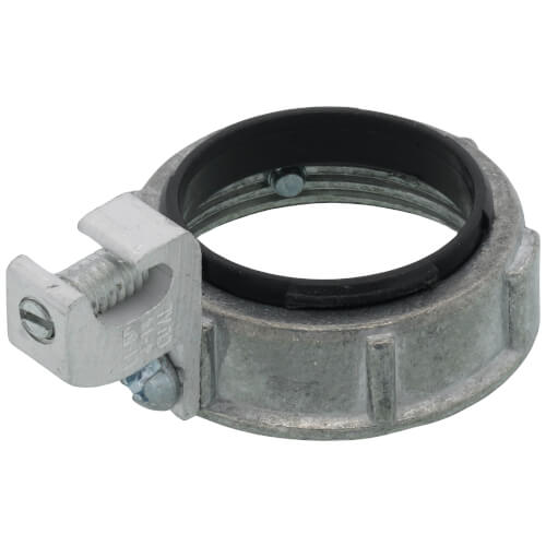 1-1/4" Zinc Die Cast Insulated Grounding Bushing w/ Lug