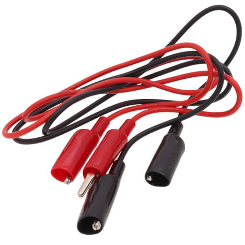 Alligator Clips with Test Leads 18 AWG - 36" (Single Pack), 455057