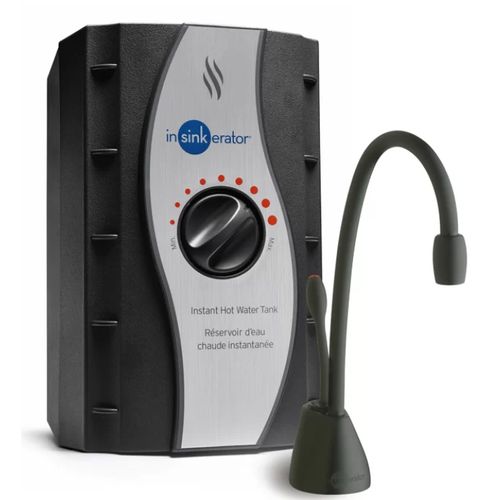 Hot Water Dispenser Tank with Matte Black Faucet